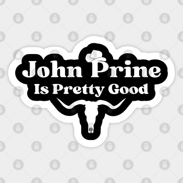 John Prine Sticker by DewaJassin